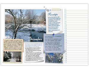 pagina kalender Amstelglorie maand december