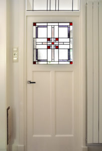 glas-in-lood in deur