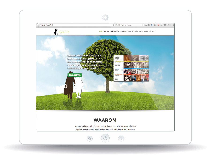 Website Tijdbeeldschrift