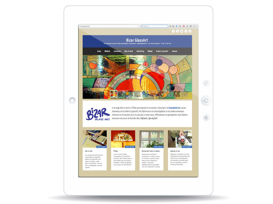 Website Bizar Glassart
