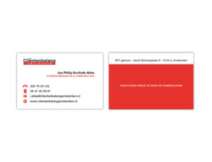 visitekaartje Clientenbelang Amsterdam